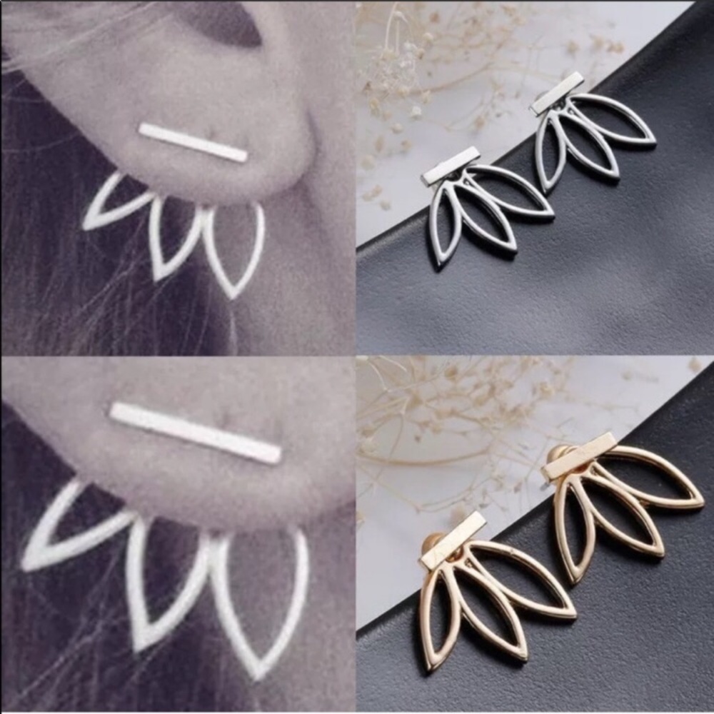 Stunning Lotus Flower Earrings